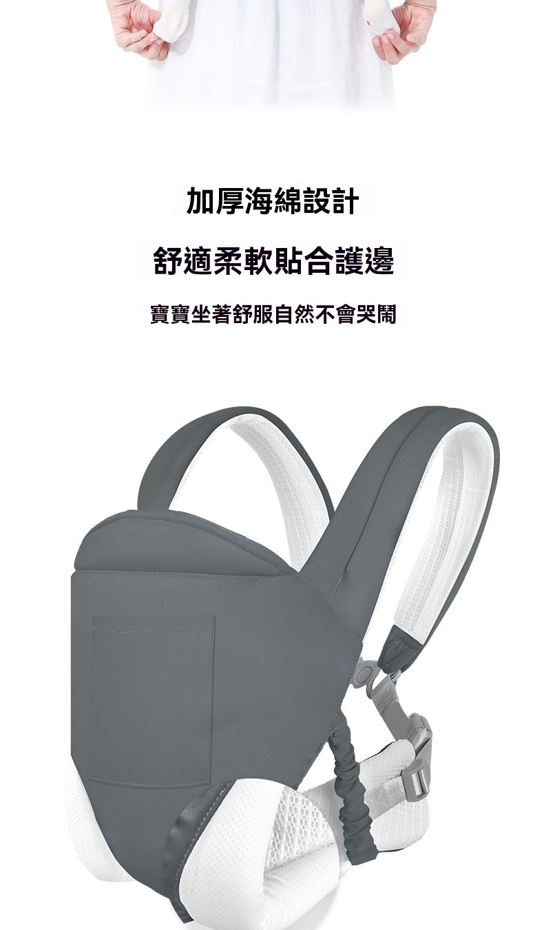 加厚海綿設計 舒適柔軟貼合護邊 寶寶坐著舒服自然不會哭鬧 