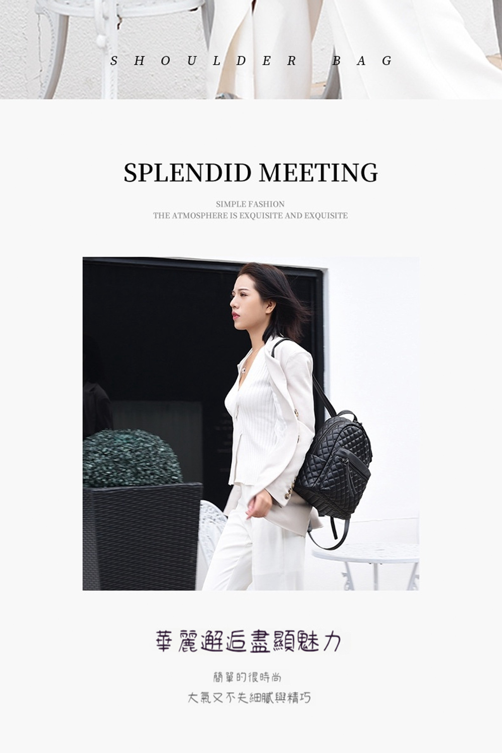 KT DADA 羊皮後背包 菱格紋背包 小香風 大容量 包包 KT DADA 羊皮後背包 菱格紋背包 小香風 大容量 包包