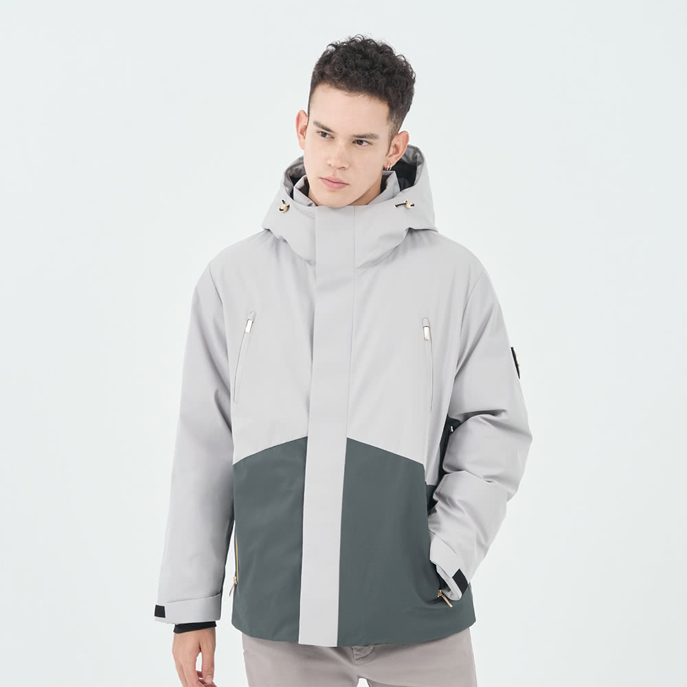 GIORDANO 佐丹奴 男裝5A級鵝絨口袋連帽外套(99 