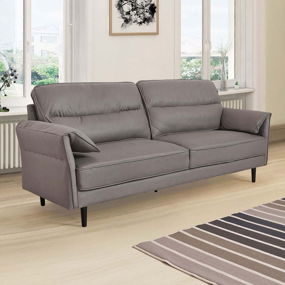 Homelike 萊哲科技布沙發(三人座)折扣推薦