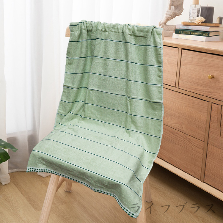 方格牌緞檔緹花浴巾-1條入(浴巾)優惠推薦