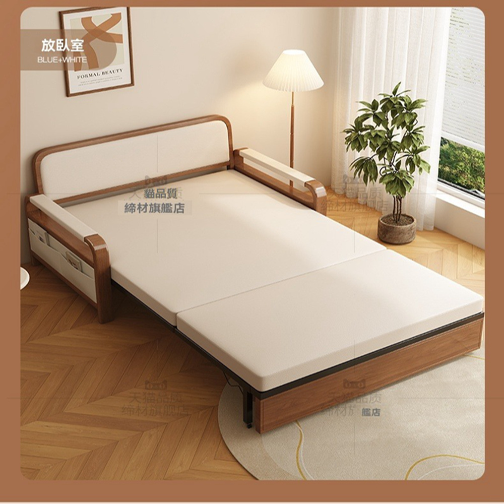 締材旗艦店 椰棕款1.5米帶儲物 可睡2-3人(沙發床 折疊