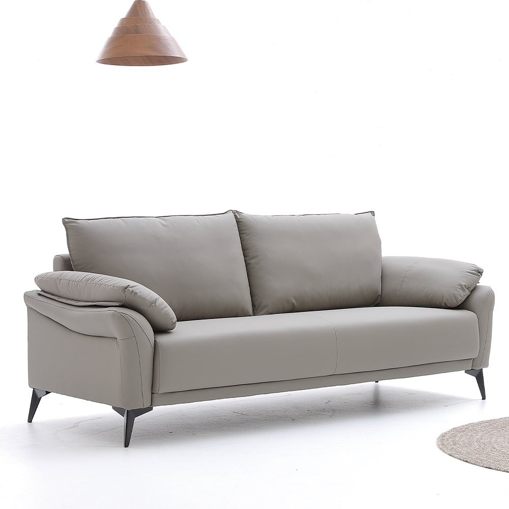 MUNA 家居 355型貓抓皮三人沙發(沙發 皮沙發 三人座