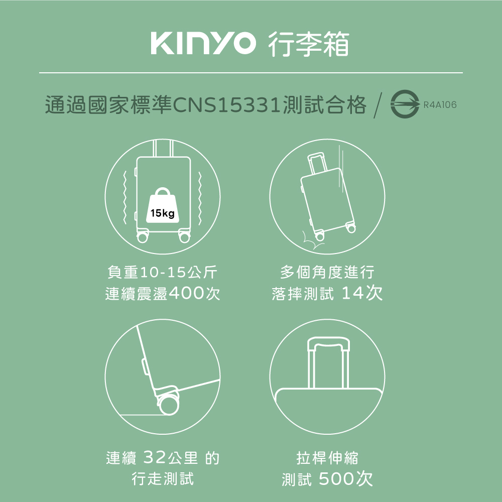 通過國家標準CNS15331測試合格