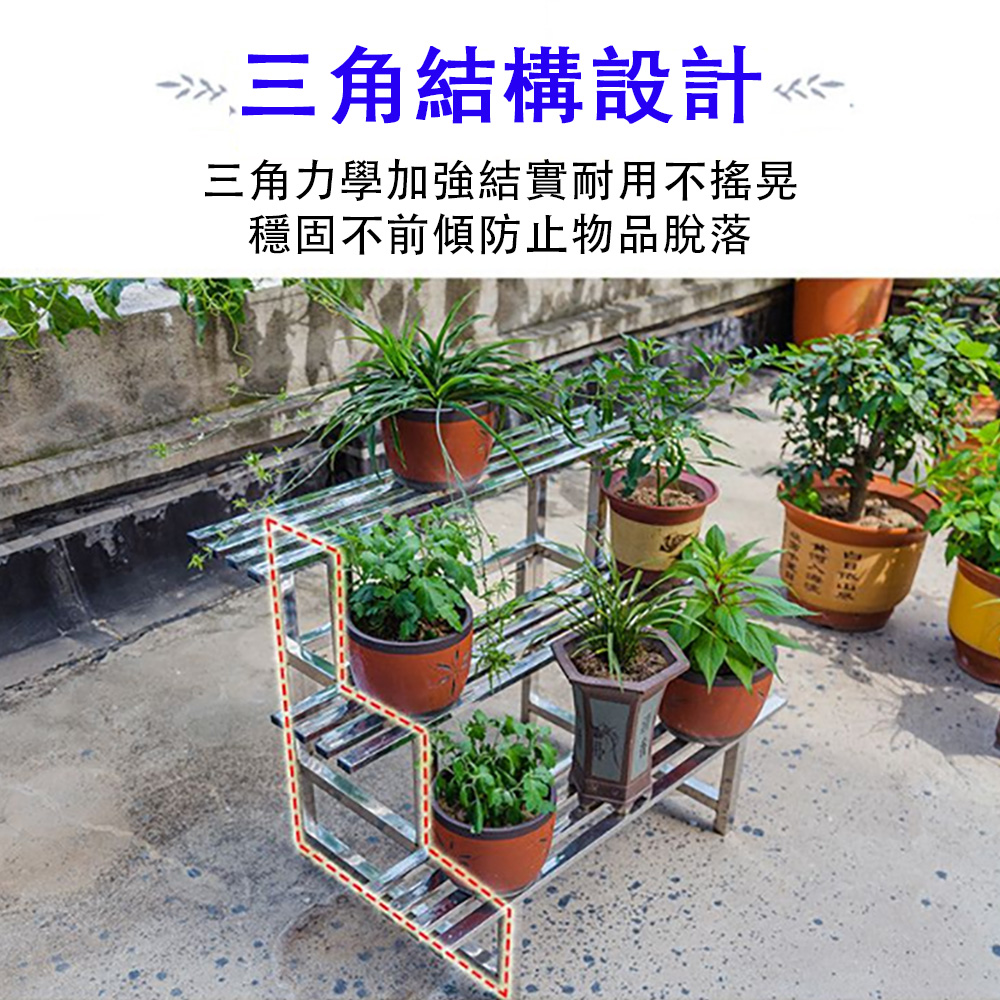 三角結構設計 三角力學加強結實耐用不搖晃 穩固不前傾防止物品脫落 