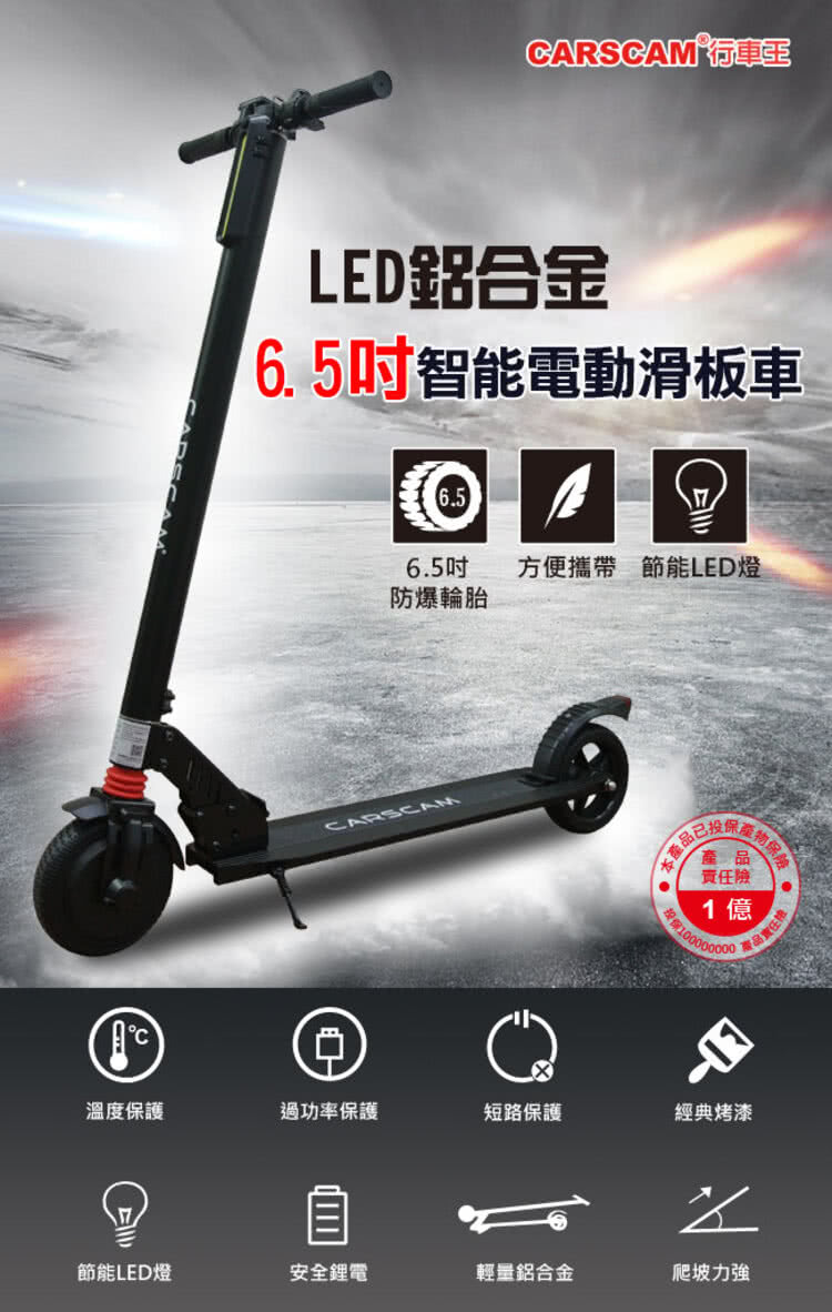 6.5吋 方便攜帶 節能LED燈