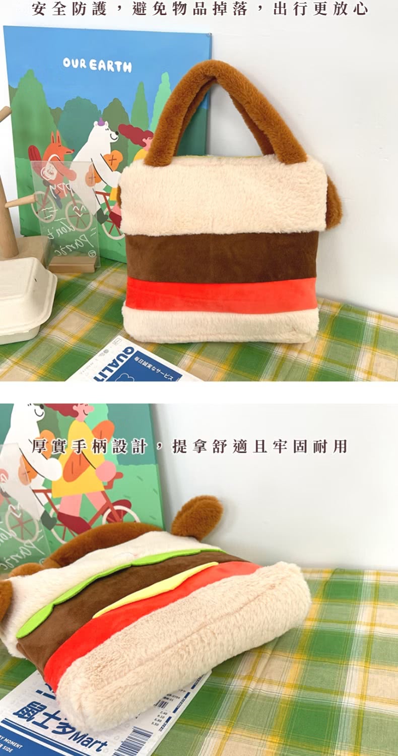 安全防護,避免物品掉落,出行更放心 毎日実 厚實手柄設計,提拿舒適且牢固耐用 鼠士 Mart 