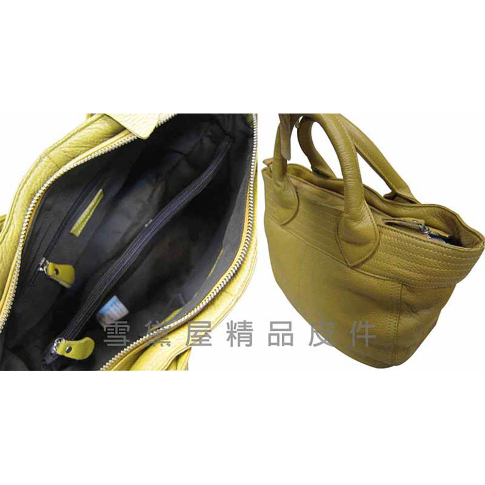 SNOW.bagshop 水餃包手提包(100%牛皮革材質主