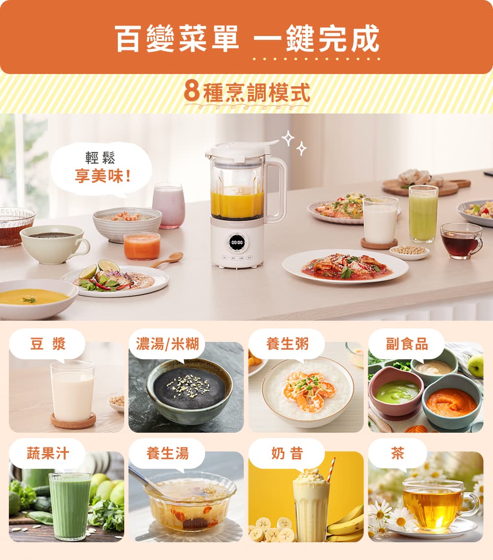 百變菜單 一鍵完成