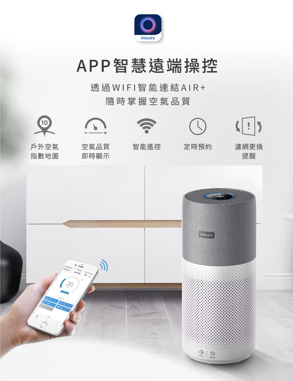 透過WIFI智能連結AIR