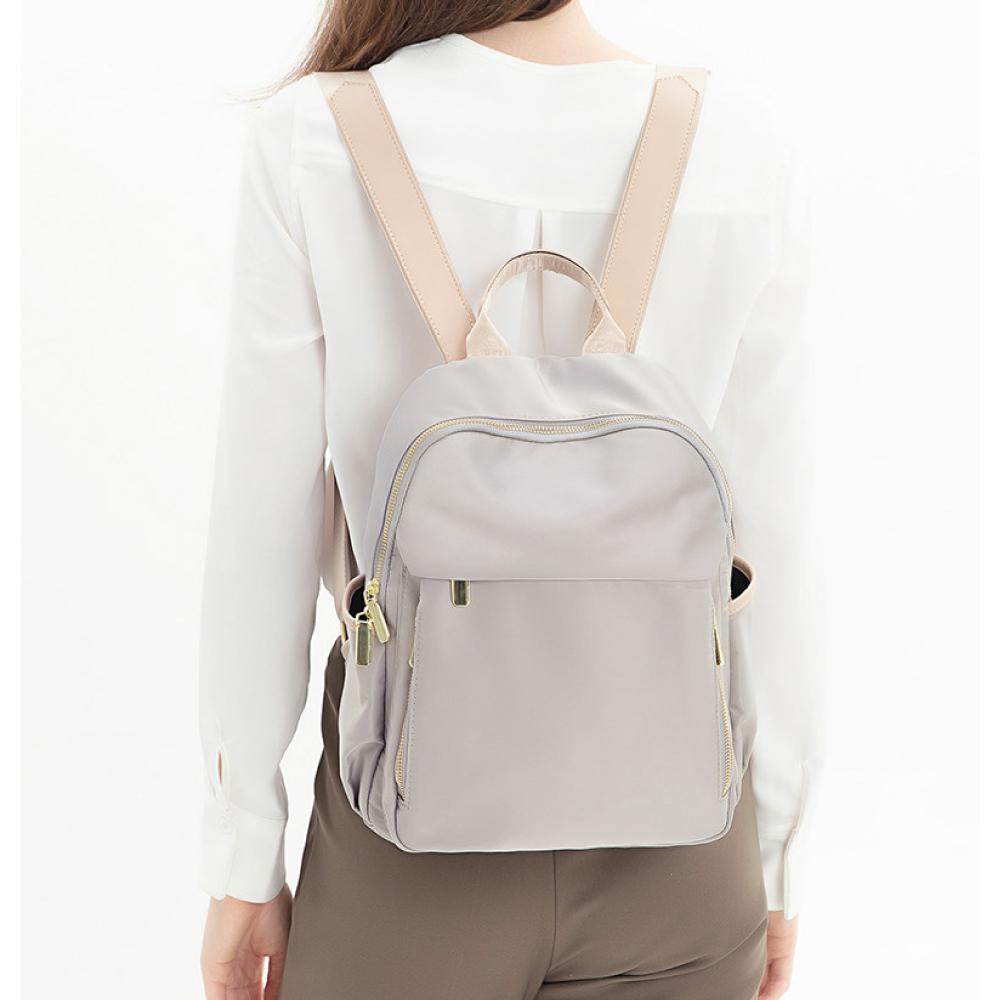 Haoner 休閒簡約牛津後背包 電腦包 雙肩包 筆電包(商