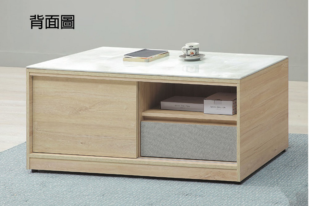MUNA 家居 唯芯4尺推門石面茶几/9-017(桌子 茶几