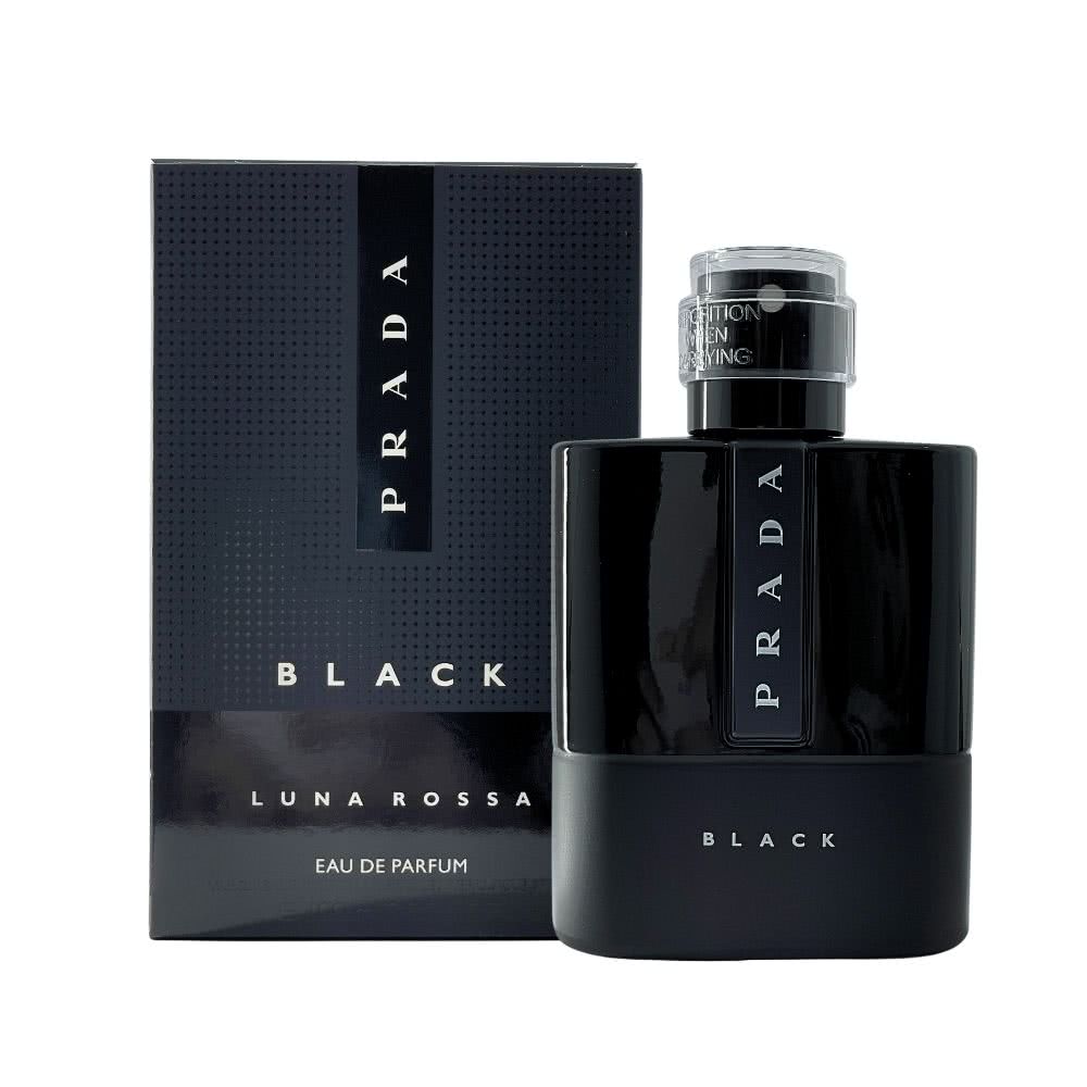 PRADA 普拉達】Luna Rossa Black 卓越至黑男性淡香精EDP 100ml - momo