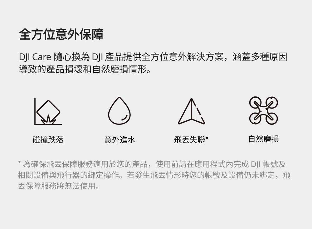 DJI Care Refresh Flip-2年版(不含主機 DJI Care Refresh Flip-2年版(不含主機