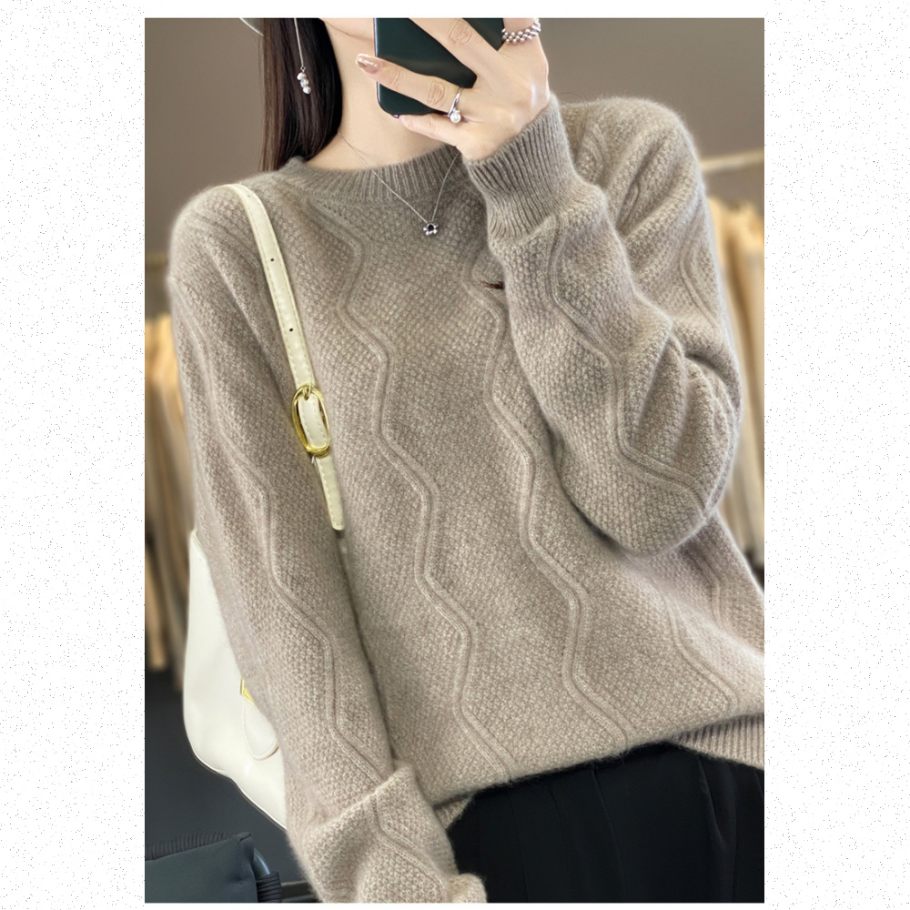 Very Buy 非常勸敗 預購/七針加厚羊毛衫女23秋冬寬