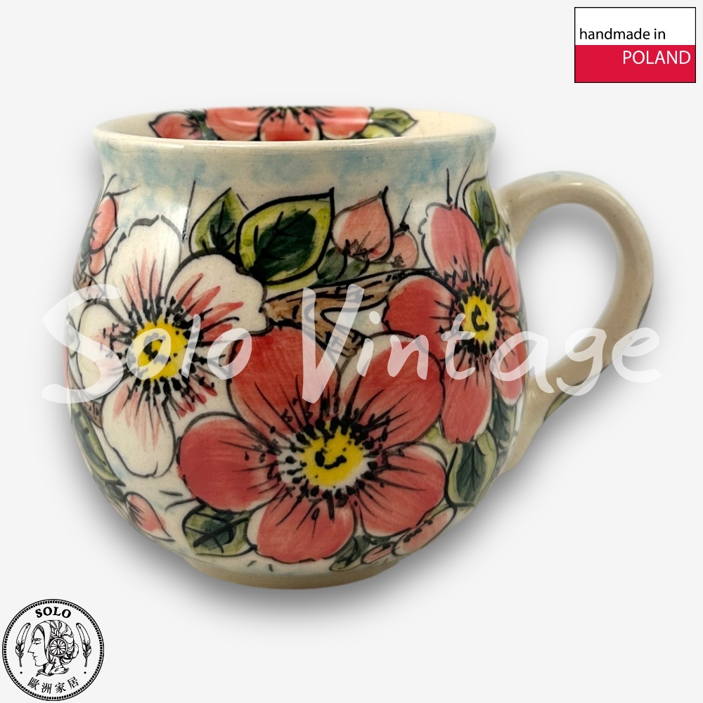 SOLO 波蘭陶 Vena 波蘭陶 320ML 胖胖杯 淡緋