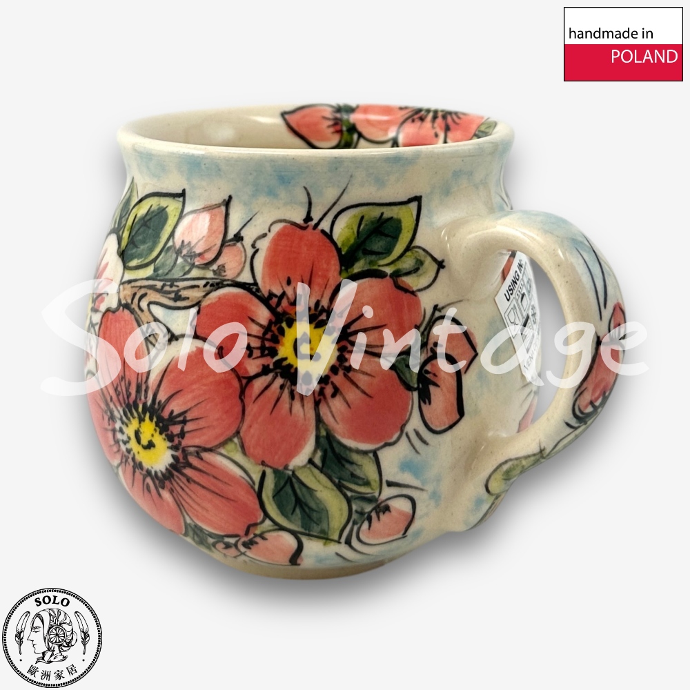 SOLO 波蘭陶 Vena 波蘭陶 320ML 胖胖杯 淡緋