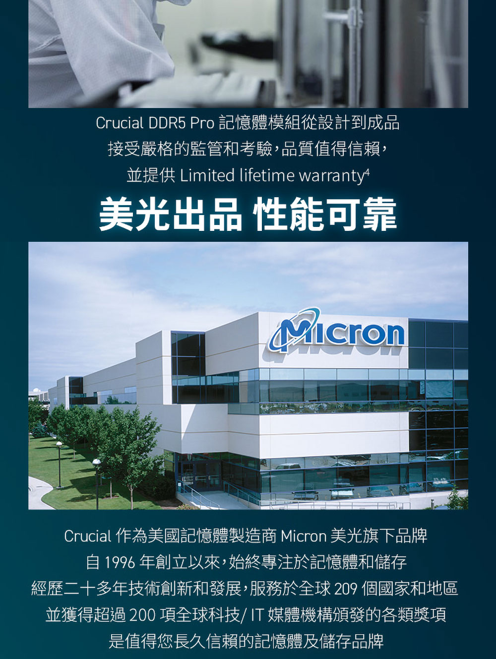 Crucial 作為美國記憶體製造商 Micron 美光旗下品牌