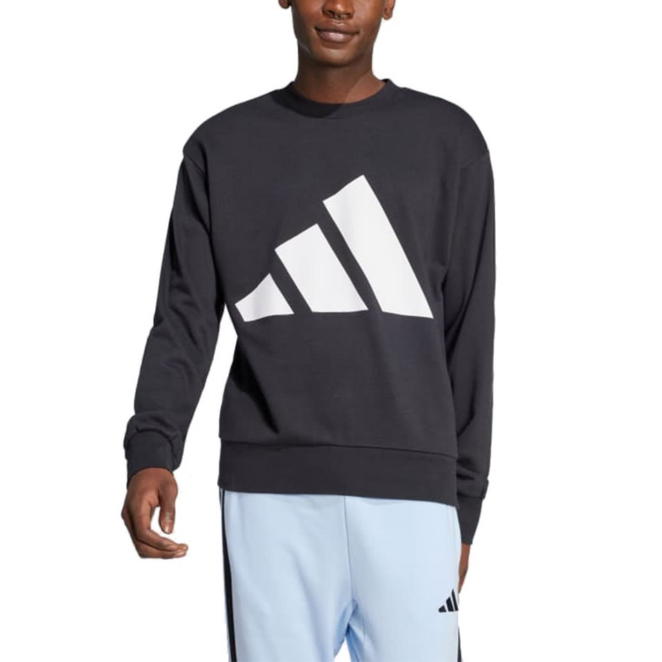 adidas 愛迪達 圓領長袖T恤 運動 休閒 M BL F