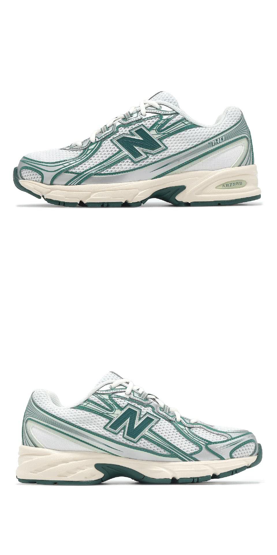 NEW BALANCE 休閒鞋 740 男鞋 女鞋 白 沼綠