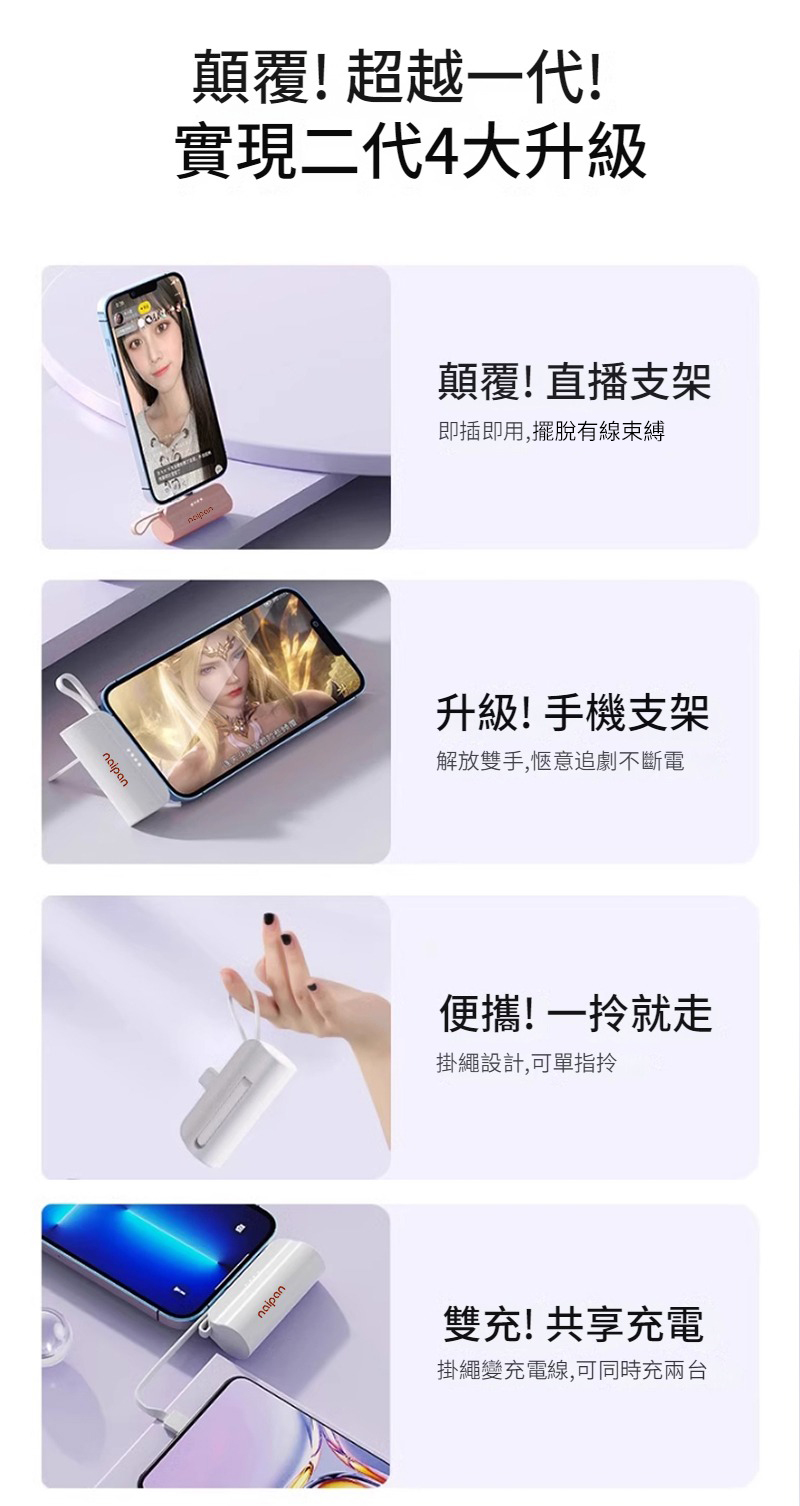 Naipan KPB-2300 5000mAh Type-C Naipan KPB-2300 5000mAh Type-C