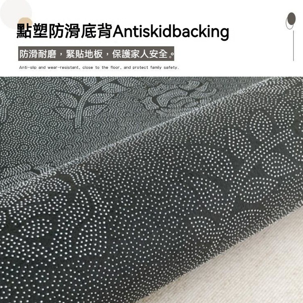 水晶絨地毯 140*200公分 地墊 幾何簡約地毯 客廳地毯