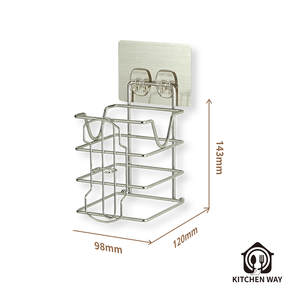韓國 KITCHENWAY 吹風機放置架(免鑽孔/台灣製造/