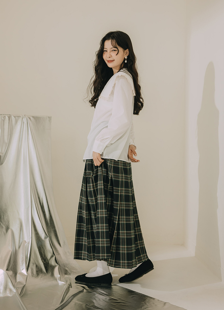 Grace Gift 優雅簡約蝴蝶結絨面芭蕾舞平底娃娃鞋(黑