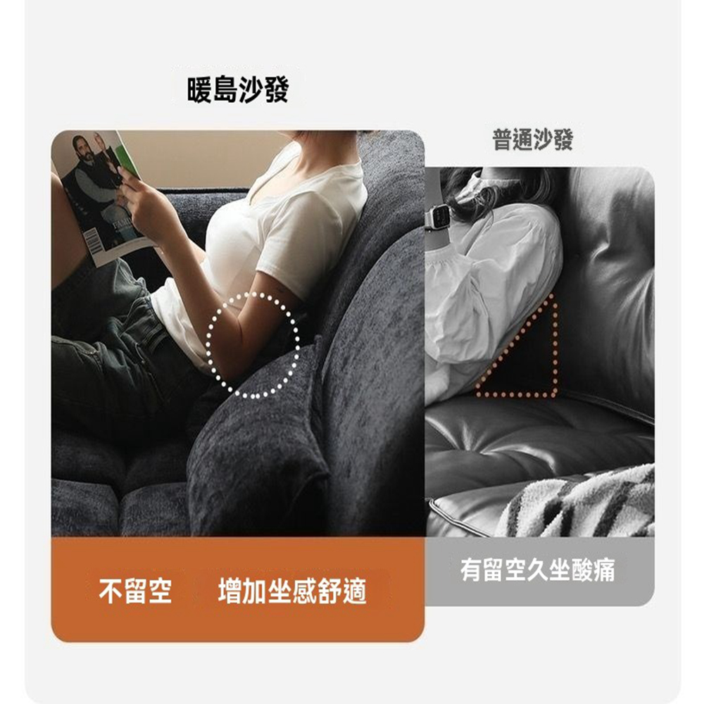 王小朋家具 三人 175*80*78cm(布藝沙發 奈斯絨沙