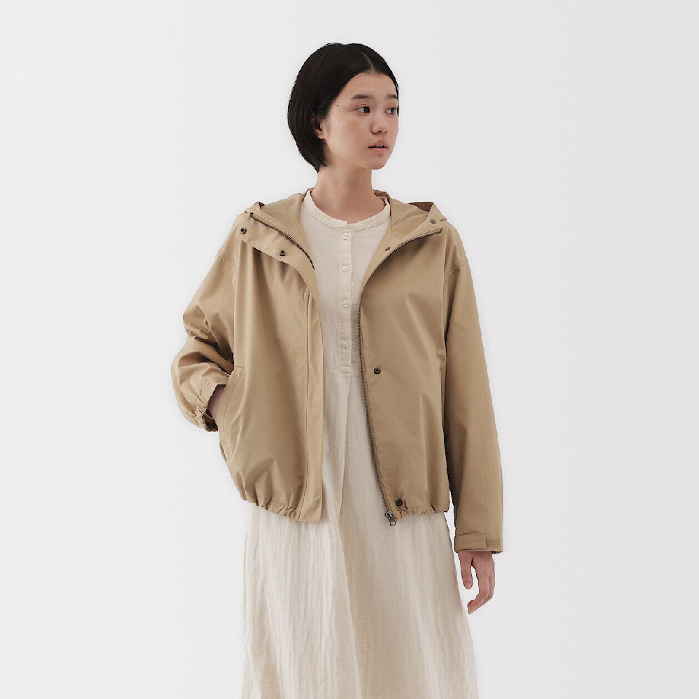 MUJI 無印良品 女撥水加工連帽外套(共5色)品牌優惠 MUJI 無印良品 女撥水加工連帽外套(共5色)品牌優惠