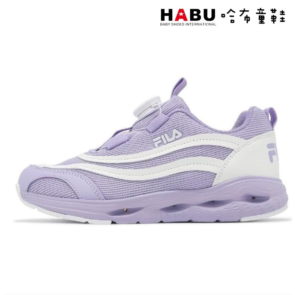 HABU 哈布童鞋 FILA KIDS 斐樂 旋鈕 發光 運