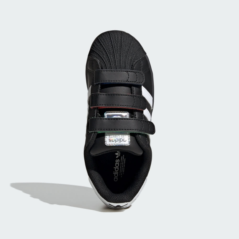 adidas 愛迪達 SUPERSTAR LED 兒童運動休