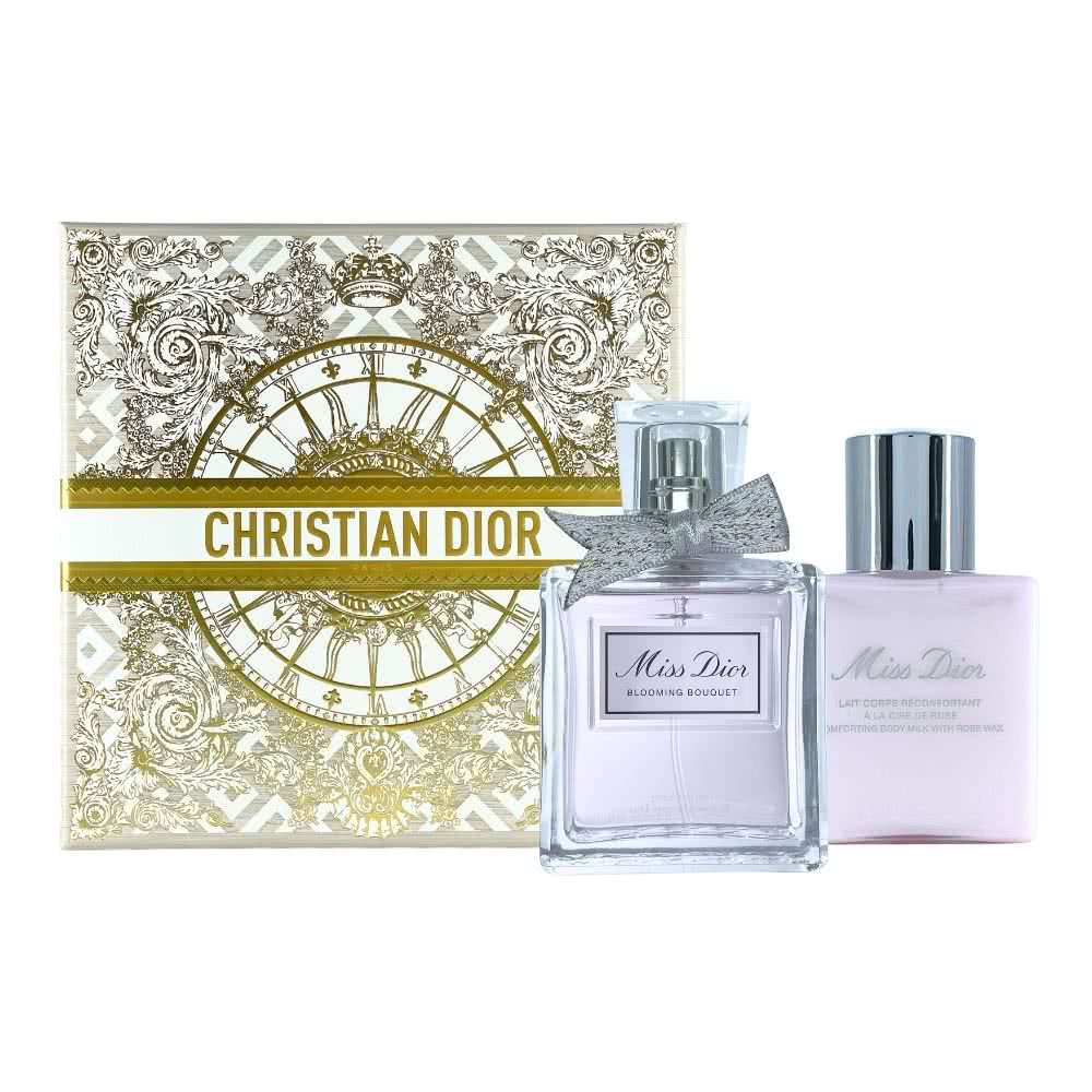 Dior 迪奧 花漾迪奧淡香水愛戀潤膚組-50ml淡香水+7