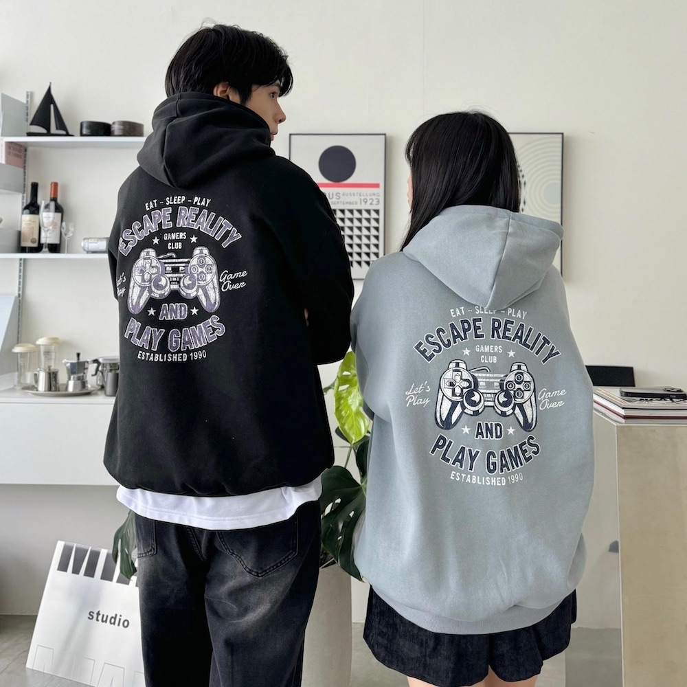 AMERO 男女款 長袖刷毛連帽T恤(男女款 長袖刷毛連帽T