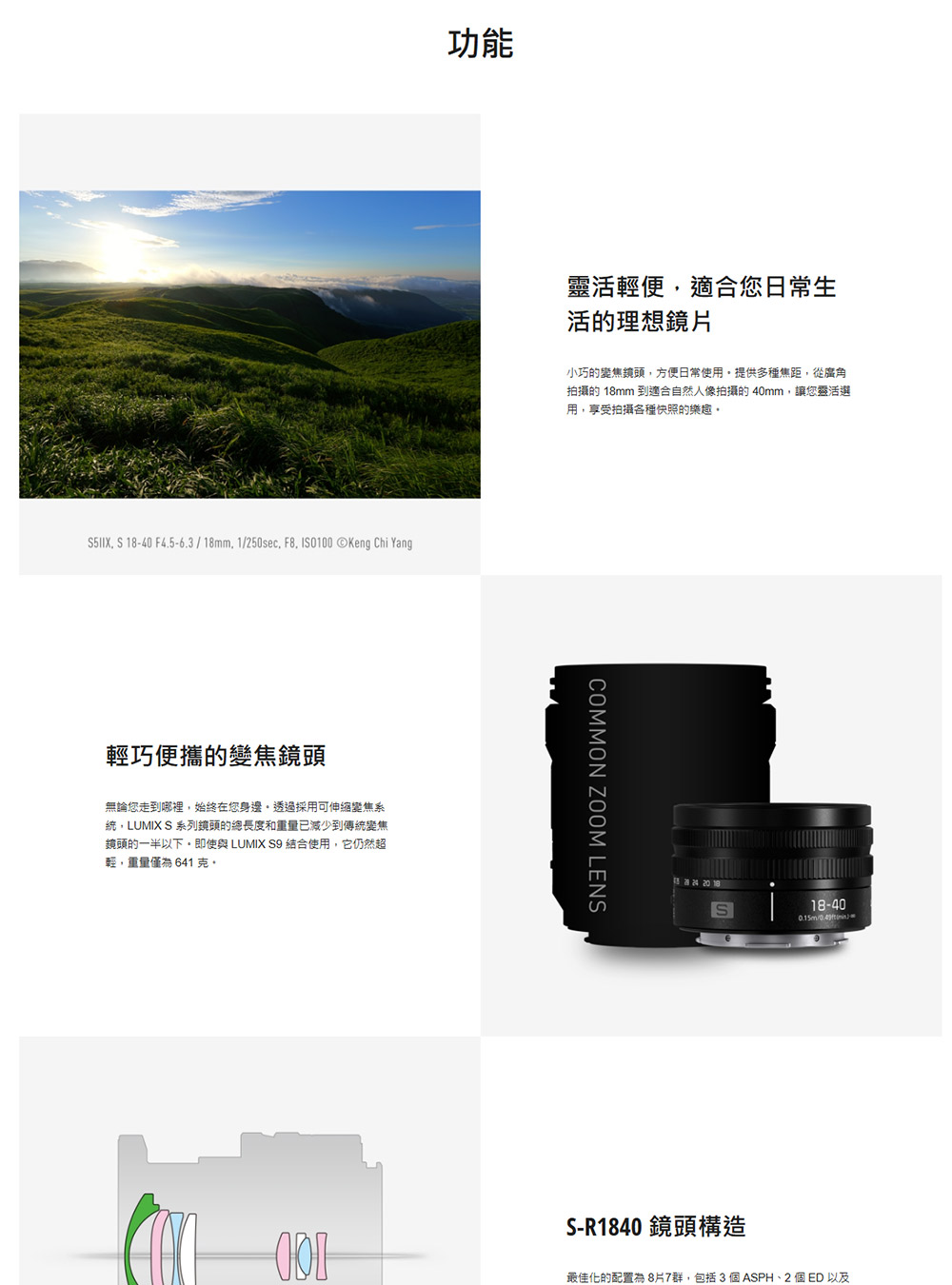 Panasonic 國際牌 LUMIX S 18-40mm 