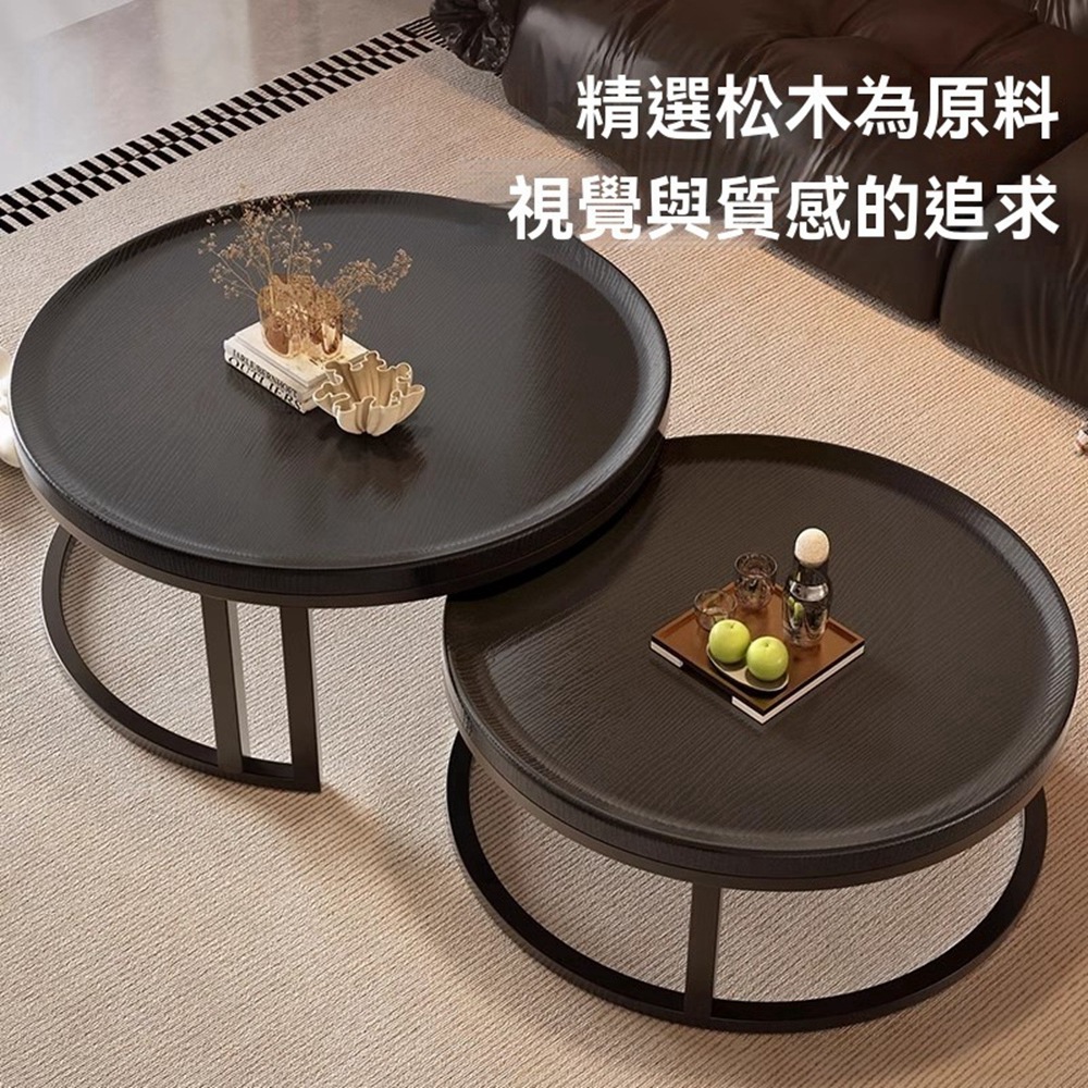 耐家旗艦店 升級雙立柱子母茶几-60cm+80cm(250m