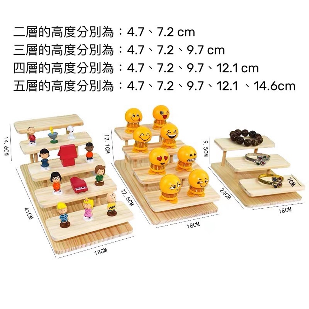 無名精選 眼鏡展示架-四層(平台架 木質 擺攤道具)好評推薦