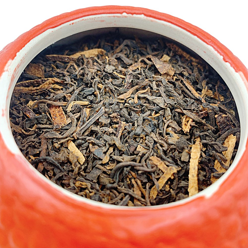 寶堂人文 多子多孫宮廷老陳皮熟普(熟茶 散茶 普洱 猛海 沱