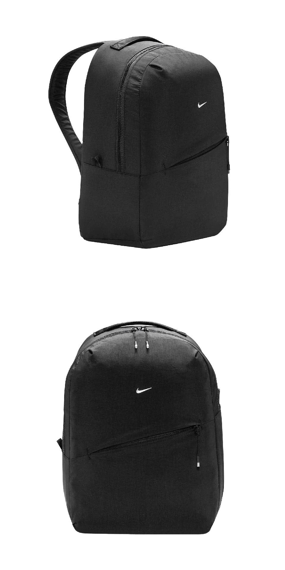 NIKE 耐吉 後背包 Aura 黑 襯墊背帶 小勾 運動包