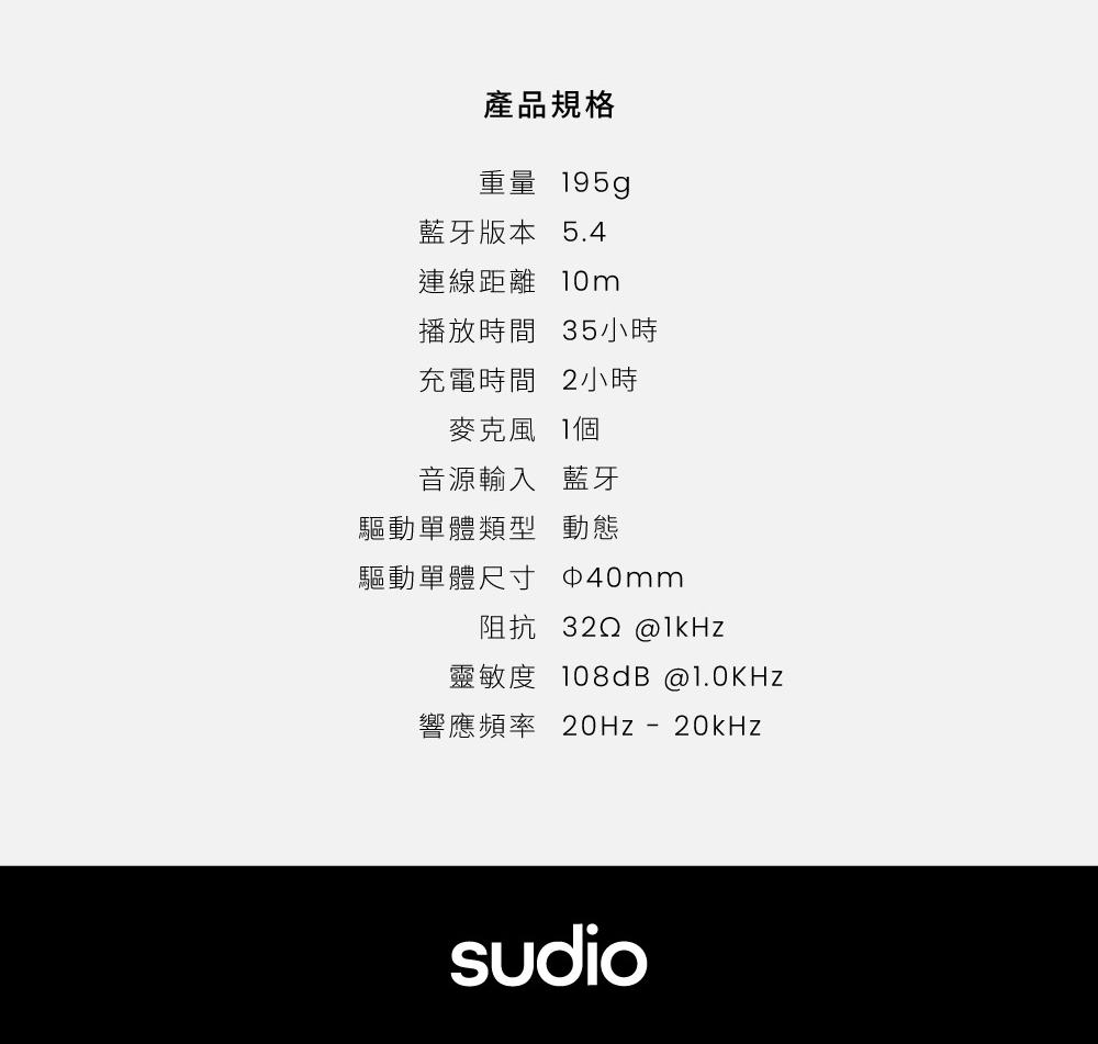 靈敏度 108dB 1.0KHz