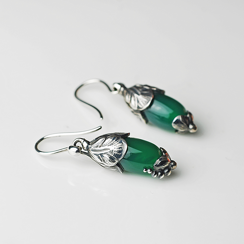 Georg Jensen 喬治傑生 2024年度綠玉髓純銀針