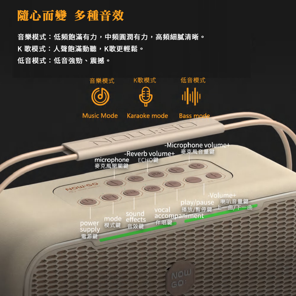 音樂模式低頻飽滿有力,中頻圓潤有力,高頻細膩清晰。