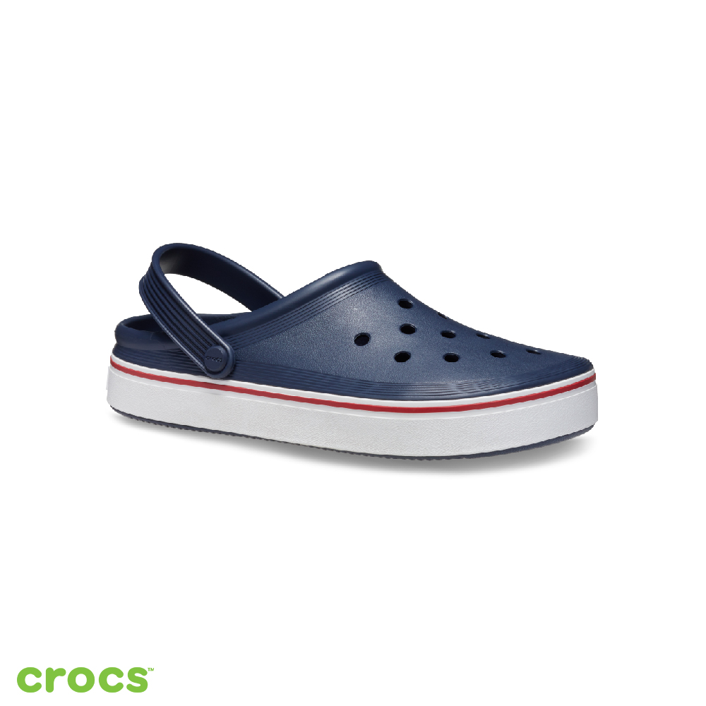 Crocs 中性鞋 平板洞洞鞋克駱格(208371-410)