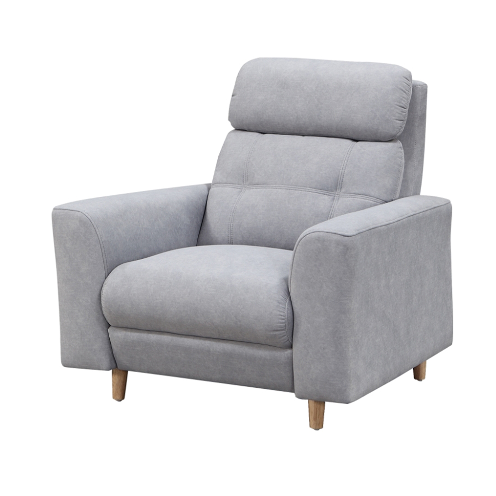 MUNA 家居 亞洛格86型單人座貓抓布沙發/含輔助椅(沙發