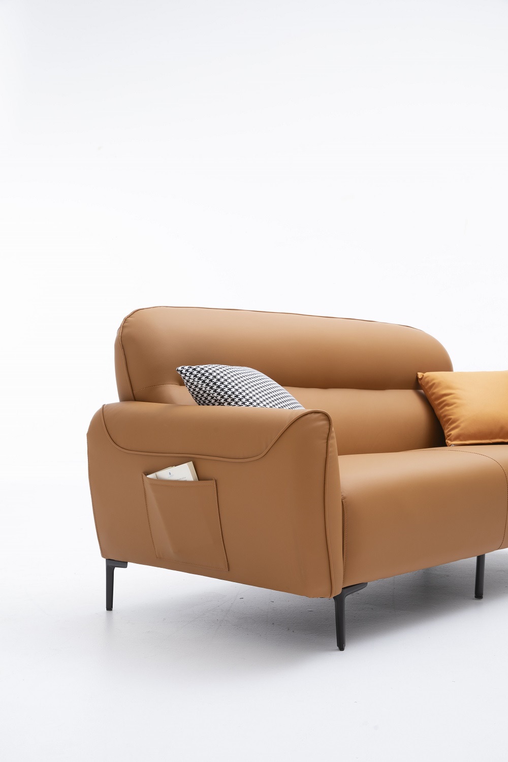 MUNA 家居 580-8型三人座貓抓皮沙發(沙發 皮沙發 