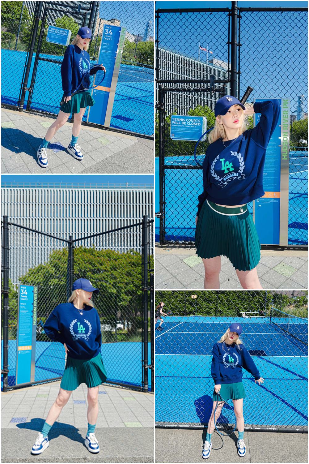 MLB 長袖大學T Monogram/Classic Spo MLB 長袖大學T Monogram/Classic Spo