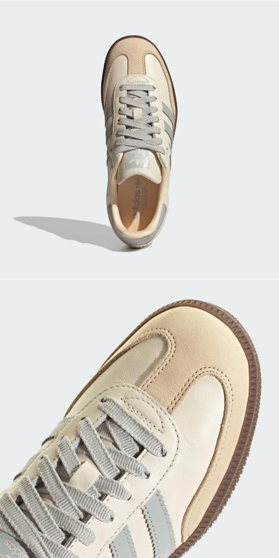 adidas 愛迪達 德訓鞋 Samba OG W 女鞋 米