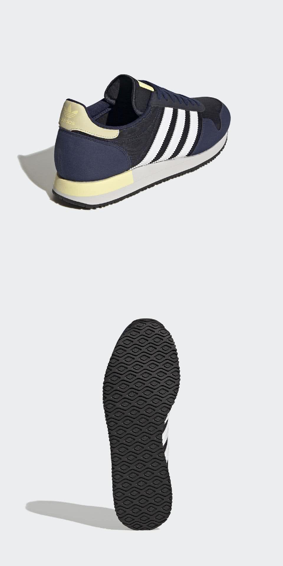 adidas 愛迪達 休閒鞋 USA 84 男鞋 黑 藍 黃