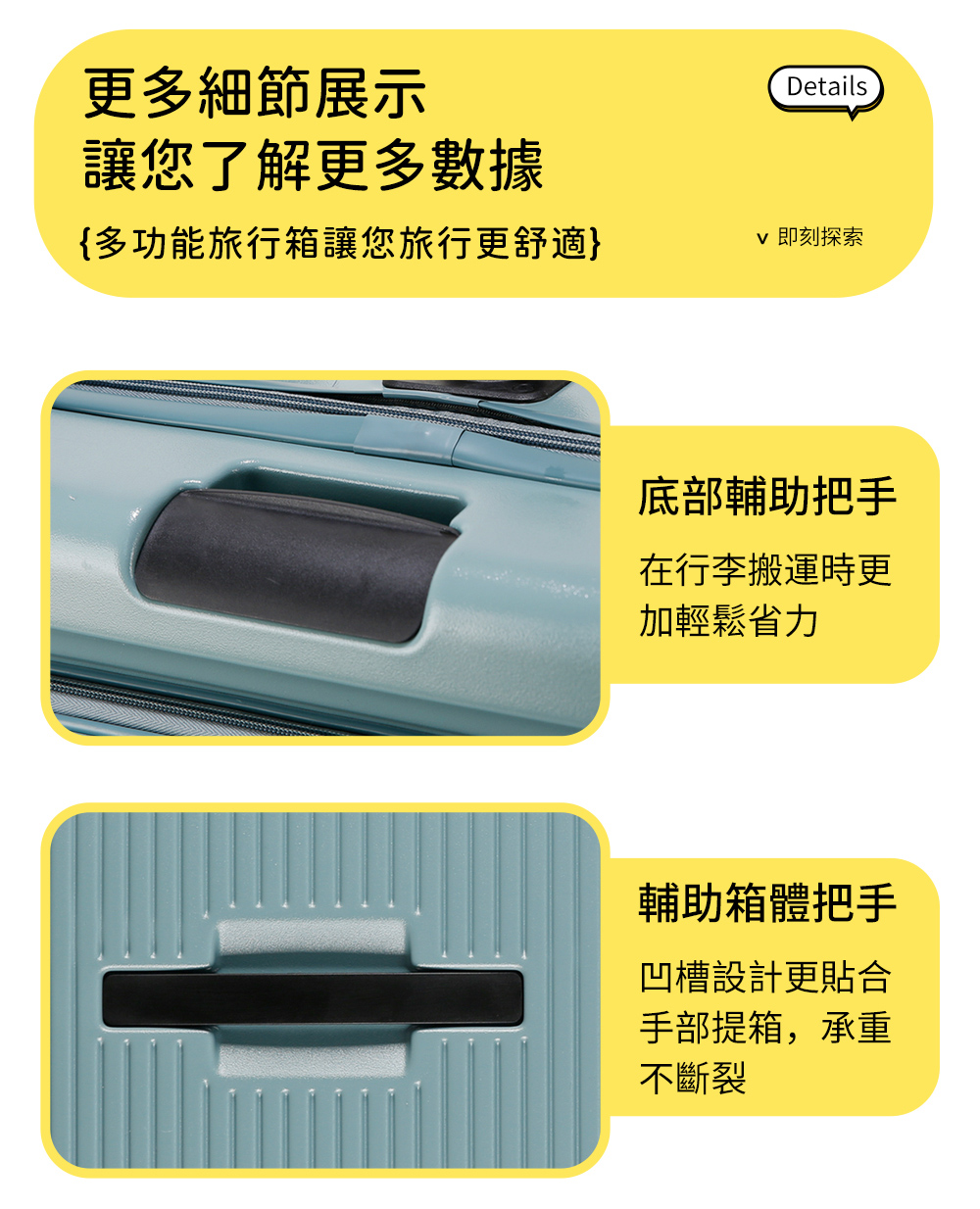 多功能旅行箱讓您旅行更舒適