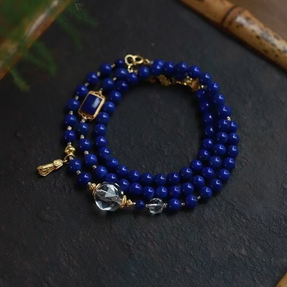 勝弘珠寶 天然青金石配白水晶二用款 推薦